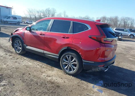 2021 Honda Cr-V Hybrid Touring из США, поврежденный, VIN 7FART6H9XME003424